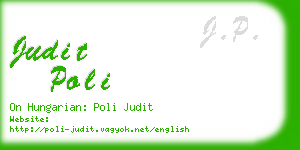 judit poli business card